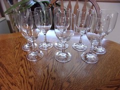 Wine West Germany Blown Crystal 10 Oz Stickers – Set of 8