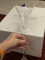 NWT Marquis By Waterford Crystal Toasting Celebration Flutes BOX CUT, Signed