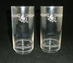 Set of 2 Corning / Corelle English Breakfast Tumblers 5.75″