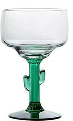 Vintage Margarita Glass Martini Cactus Drinks Bar Barware Wedding Gift Home Deco