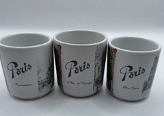 Dessapt Editions Paris France Demitasse/Espresso Shot Glasses Set of 3