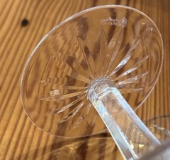 Lot Of 3 Waterford Crystal Lismore Tall Sherbert Champagne Glasses -4 1/8″ EC