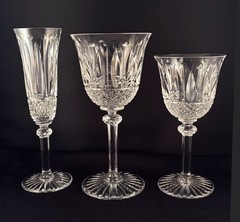 St. Louis Crystal France TOMMY Wine Glass ~ 6.75″h ~ NEW WITH LABEL