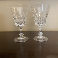 W.M. Dalton French Lead Crystal Unit N. 1 Goblets Set Of 2