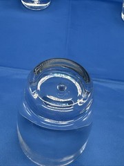 Four Heavy Bubble Bottom Old Fashion Cocktail Whiskey Bar Glasses