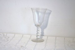 IMPERIAL GLASS USA CANDLEWICK CLEAR BALLS STEM 3400 7 3/8″h Water Goblet