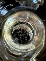 VTG LENOX CRYSTAL WATER GOBLET 6.75”H BALUSTER “ANTIQUE CLEAR” PATTERN SET OF 10