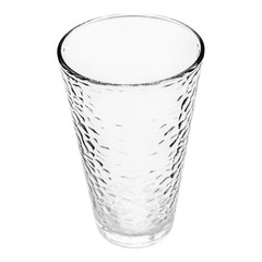 4 Libbey LEAVES Embossed Clear 12 OZ Glass Coolers NEW