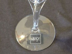 Mikasa Crystal France PANACHE 9 3/4″ Champange Flutes Lot of 2 w/tags SW065