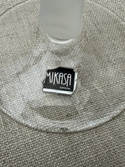 Vtg Mikasa Sea Mist Crystal Wine Glasses Set of 4 Frosted Stem Spiegelau Germany