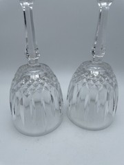 Mikasa Old Dublin Heavy Crystal Water / Wine Goblets 6oz Glasses S/2 B36