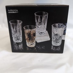 Mikasa Set Of 4 Highball Glasses 14.5oz Contessa