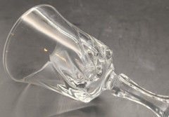 Set of 4 Clear Crystal 1.5 oz Cordial Glasses Vintage 4″ Shot Aperitif Liqueur