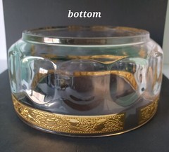 VINTAGE ARCOROC FRANCE GOLD RIMMED LARGE BOWL 8.5 INCHES DIAMETER 💯Perfect
