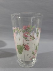 Vtg Pfaltzgraff Set Of 4 Cap May 16oz Glasses Floral Pattern Discontinued