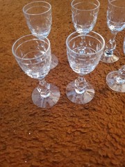 Set Of 6 Tiffin-Franciscan Berwick Glass Cordials