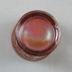 FENTON APPLE TREE MARIGOLD CARNIVAL GLASS TUMBLER LR