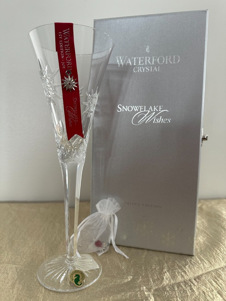 WATERFORD SNOWFLAKE WISHES 2011 JOY FLUTE NIB w/tags # 154357