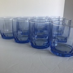 Oneida Pasabache Valor Blue Juice Glass 10 Oz 3.5″ Set of 10 Sold Separately