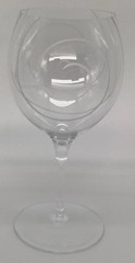 Vintage Villeroy And Boch Spiral Cut Balloon Wine Glasses Germany EUC