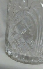 FIFTH AVENUE CRYSTAL L.T.D. PORTICO GLASS  CANDY BISQUIT TOBACCO JAR  with LID 