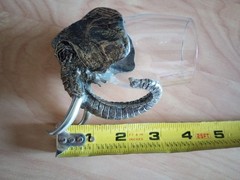 Frankli Wild Royal Selangor Elephant Sculpted Art Pewter Shot Glass