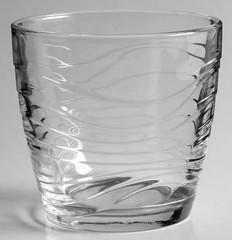 Set of 12 Libbey Orbita Swirl Clear Glasses 4-16oz tumbler & 8-10oz cocktail MCM