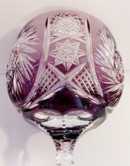 Amethyst Water Goblet By Unknown Manufacturer 7 3/4″