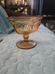 VTG Provincial ~ By Noritake Sherbert/ Champ Set 4 Amber ~ EUC ~ Discontinued