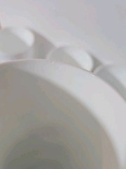 Vintage Set Of 8 Indiana White Milk Glass Tea Tumblers Colony Harvest Grape