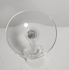 Unmarked Crystal Champagne Glass Flute Wedding Anniversary 11″