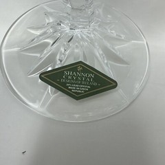 Godinger Milano Shannon Set of 4 Goblets 24% Lead Crystal Item #2525 13oz (NEW)