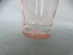 Macbeth-Evans Pink Glass 5.6 Ounce Juice Tumbler 1516-7517 Excel. Used Cond.