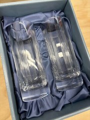 Samobor Kristal Lina Casa Pivo Long Drink, Set of 2, Crystal Highball Glasses