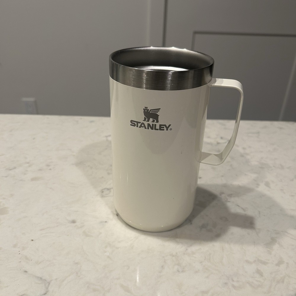 Stanley 24 oz Stainless Steel Classic Legendary Mug Cream Gloss: