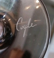 Set Of Four Retired Lorraine Coyle Horses Wine Glasses Signed