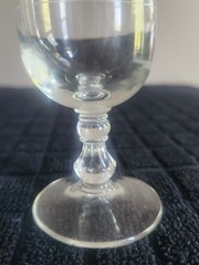 Vintage Brandy Glass by Libbey Glass «Columbian Clear» Pattern 4⅛ Line in Middle