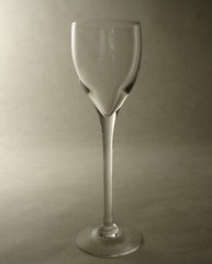 Set of 9 Mid Century Modern Crystal Stemmed Liqueur Cordial Glasses 6 1/2″