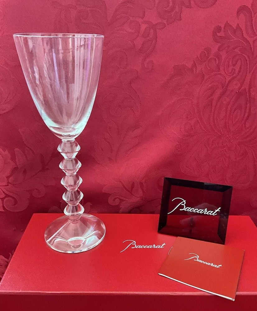 NIB FLAWLESS Clear BACCARAT France One VEGA Crystal FORTISSIMO RHINE WINE Glass