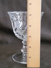 Vintage Fostoria Colony set of 4 footed/pedestal Water Goblets (FCG2)