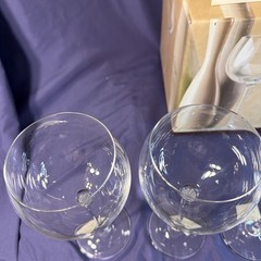 Lenox Tuscany Classics Crystal Balloon Red Wine Glasses Set of 4 Open NIB 15.5oz