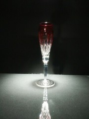Faberge Lausanne Ruby Red Champagne Flute ( One Flute )
