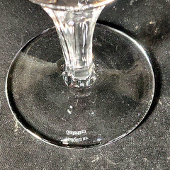 WATERFORD Marquis ETERNITY GOLD ICED TEA GLASS, Blown Crystal, 8″, 22K Gold Trim