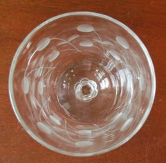 Libbey Rock Sharpe Carlton Cut #3001 Stem 7” Tall Water Goblet(s)