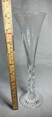 2 Crystal Millenium Champagne Flutes 2000 No Box