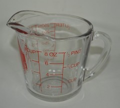 Anchor Hocking Oven Basics Glass 1 Cup Measuring Cup