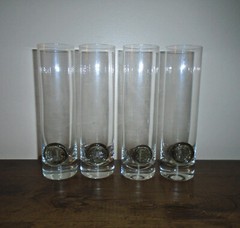 Rosenthal Shou Iced Tea Cocktail Glasses 9 1/2″ Vintage Made in Germany 1960s