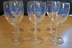 Pfaltzgraff Yorktowne Set of 6 – 10.5oz Wine Glass Water Goblet Glassware
