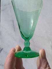 Extremely Rare Set of 3 H. C. Fry 17-9 Cordial Glasses