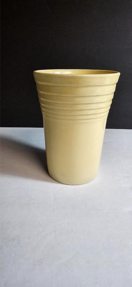 Vintage Fiestaware Water Cup Tumbler in Original Ivory 4 1/2″ Height